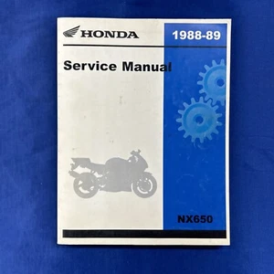 Honda NX650 1988-89 Service Repair Manual - Picture 1 of 3