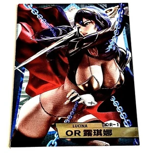 Lucina Fire Emblem OR - Lucky Goddess ACG Anime Waifu Trading Card - OR-1 - Picture 1 of 2