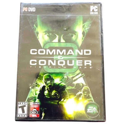 COMMAND & CONQUER 3 TIBERIUM WARS, PC DVD ROM, EA, FACTORY SEALED, 2007 - Image 1 of 4