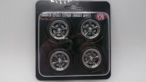 SMOOTH SPOKE TORQUE THRUST 4 WHEELS & TIRES & ROTORS SET 1:18 GMP ACME A1807220W - Picture 1 of 13