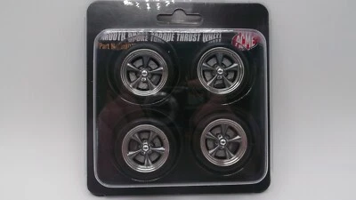 SMOOTH SPOKE TORQUE THRUST 4 WHEELS & TIRES & ROTORS SET 1:18 GMP ACME A1807220W - Image 1 of 4