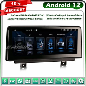 10,25" Android 13 GPS Autoradio 4G+64GB DAB BMW F30 F31 F32 F33 F34 F36 F80 F82 - Bild 1 von 24