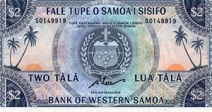 SAMOA 2 TALA 1967 P 17cs. UNC ZUSTAND. 5RW 06MAI - Bild 1 von 1