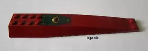 Lego 45301pb038 Wedge 16x4 Dark Red + stickers Aile du Ninjago 70735 MOC B32 - Bild 1 von 1