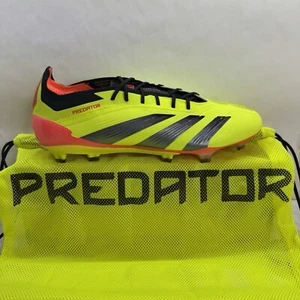 Adidas Predator 24 Elite Low FG Energy Citrus Pack Soccer Cleats Men's Size 10 - Picture 1 of 12