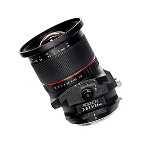Rokinon 24mm F3.5 Wide Angle Tilt Shift Lens for Canon EF - TSL24M-C - Picture 1 of 3