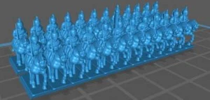 Britische schwere Dragoner 1812 - 6 mm Minis - Bild 1 von 1