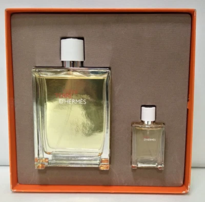 TERRE D'HERMES EAU TRES FRAICHE 2 PIECE GIFT SET EAU DE TOILETTE 4.2oz + 0.42oz - Image 1 of 2