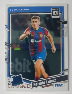 2023-24 Panini Donruss Optic FERMIN LOPEZ RC #183 Rated Rookie FC BARCELONA FIFA - Image 1 of 2