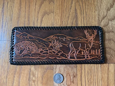 Cartera de cuero plegable hecha en prisión Foto 1 de 2