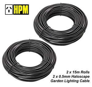 12V Twin 0.5mm² Haloscape Lighting Cable - 2 x 15M Lengths for HPM Mackay Lights - Picture 1 of 3