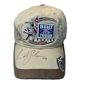 PBR Professional Bull Riders Hat 2004 Las Vegas Signed Jason Bennett Mike White? - Picture 1 of 16