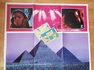 PINK FLOYD DSOTM Dark Side Of The Moon Insert POSTERS & Stickers No Vinyl - Picture 1 of 5