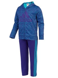 NEW ADIDAS GIRLS 2 PIECE ACTIVE WEAR SETS! VARIETY OF STYLES COLORS & SIZES - Picture 1 of 8