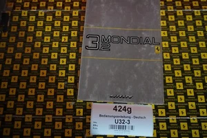 Manual de instrucciones Ferrari mondial 3.2 - Owner ́s manual - alemán - Imagen 1 de 4