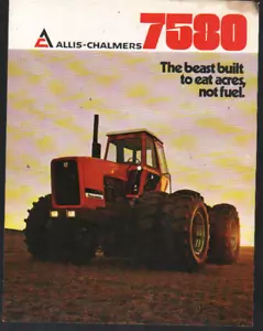 Allis-Chalmers "7580" Articulated Tractor Brochure Leaflet - Picture 1 of 1