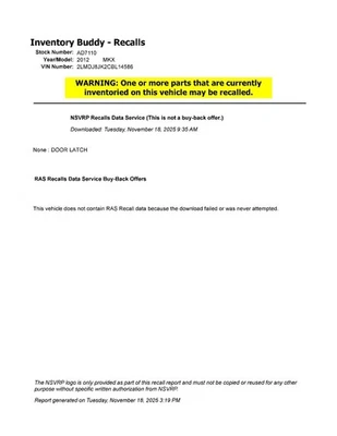 Used Fuel Pump fits: 2012 Lincoln Mkx Pump Assembly AWD Grade A Foto 1 de 4