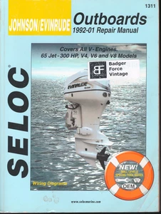 Johnson-Evinrude Outboards 1992-01 Repair Manual MN1633 - Picture 1 of 3