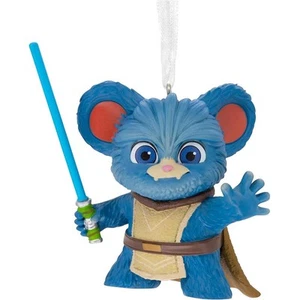 Hallmark Star Wars: Young Jedi Adventures NUBS adorno de Navidad resina NUEVO - Imagen 1 de 1