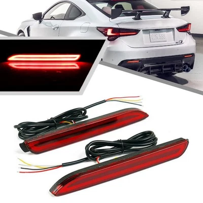 Kit de luces traseras de freno antiniebla LED rojas para Toyota Venza 2009-2015 de 2 piezas Foto 1 de 4