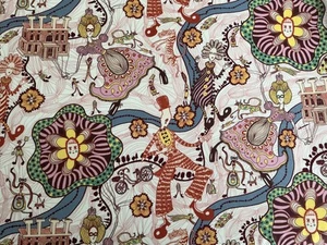 Liberty Fabric Grayson Perry Shirley Smith Remnant 50cm x 40cm Tana Lawn Crafts - Picture 1 of 2