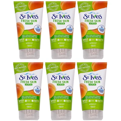 St. Ives Apricot Face Scrub Fresh Skin 150ml - 6 Pack - Image 1 of 3