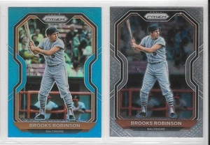 BROOKS ROBINSON (2) Card 2021 Panini Prizm Lot #59. Base/Carolina Blue (Mint) - Picture 1 of 2