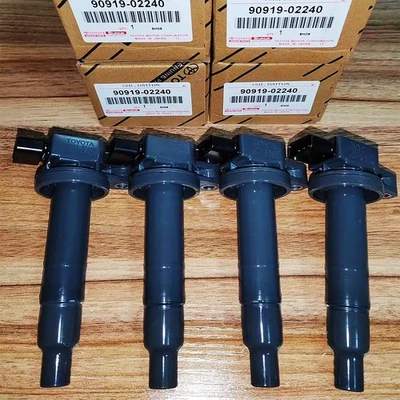 4x denso Ignition Coils For 00-16 Toyota & Scion xA xB I4, 90919-02240 - Image 1 of 4