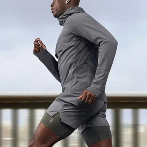 Jacket New ASOS 4505 Men's Large Gray Zip Up Track Jacket - Picture 1 of 12