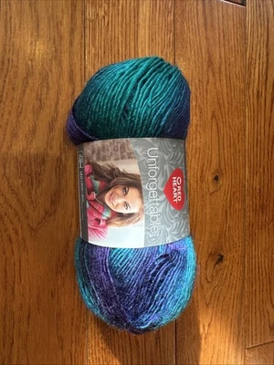 Red Heart Unforgettable Knitting Yarn Dragonfly 1 skein, 3.5oz - Image 1 of 3