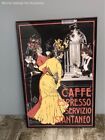 Framed Caffe Espresso, Servizio, Instantaneo, - Vintage Poster Wall Art