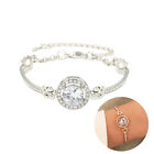 Womens Love Bracelet Couple New Diamond Fashion Silver plated Shinny Crystal