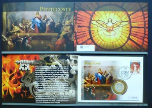 Vatikan Numisbrief /Medaillenbrief Pfingsten 2015 Papst Pope Franziskus - Picture 1 of 1