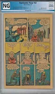 Fantastic Four #2 (page 5) PGX from 1962 1st Skrulls appearance. Like CGC - Picture 1 of 3