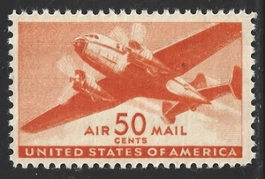 United States, Scott #C31, 50c Twin-Motored Transport Plane, MNH - Picture 1 of 1