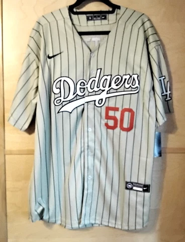 MOOKIE BETTS  Los Angeles Dodgers NIKE Pinstripe Baseball Jersey =XL NEW NWT= Cover