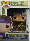 Rafael Nadal Signed Tennis Funko Pop # 07 RAFA Beckett BAS Witnessed Yellow Sig