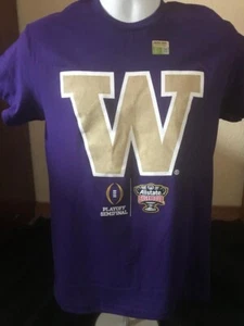 2024 NCAA Sugar Bowl Washington Huskies Geaux Dawgs Camisa Mangas Cortas Talla 3XL - Imagen 1 de 4