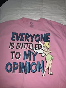 Vintage Walt Disney World Tinker Bell T-Shirt 1x Rare - Picture 1 of 4
