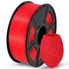 Filament d'imprimante 3D rouge soie PLA 1,75 mm - brillant, piscine 1 kg