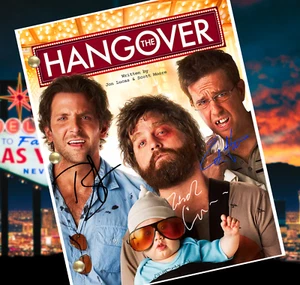 The Hangover Movie Script Autographed Reprint Full Screenplay Full Script Cooper - Picture 1 of 3