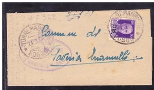 Piego Italia Luogotenenza Tariffa 50 c. Soprastampato PM 1945 WF342 - Picture 1 of 1