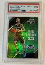 2015 Totally Certified Manu Ginobili /5 (POP 1) Mirror Green San Antonio Spurs