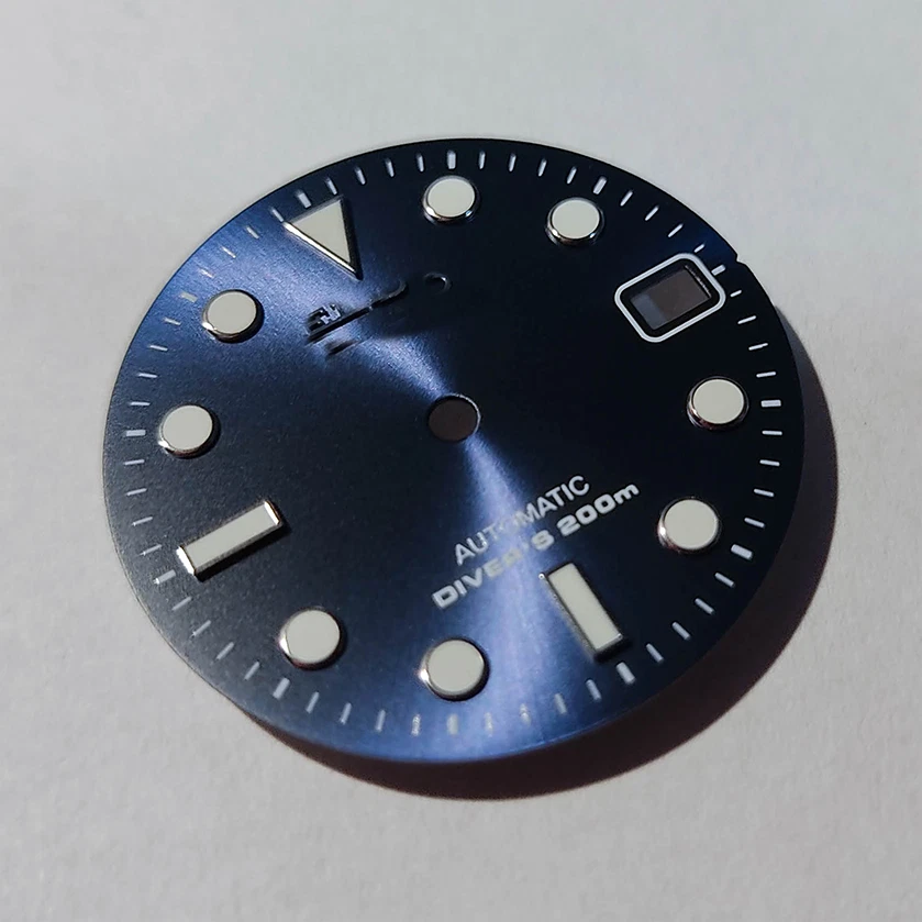 SUB Dial for SKX007, fits NH35, C3Lume, Navy Blue - Image 1 of 1