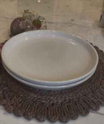 Denby Modern Stoneware Dinner Plates Replacement White 10” - Image 1 of 4