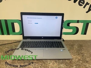 HP ProBook 650 G4 i7-8650U 1.9GHz 16GB RAM (BIOS Locked + No Batt + No OS/HDD) - Picture 1 of 6