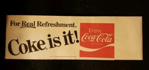 Vintage Coca Cola Paper Hat Coke is It NEVER USED - Picture 1 of 7