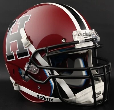 *PERSONALIZADO* HARVARD CRIMSON NCAA Schutt XP Auténtico Casco de Fútbol GAMEDAY Foto 1 de 4
