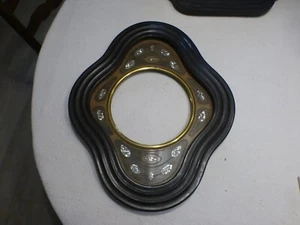 n3/ à détourner en miroir cadran cadre de pendule oeil de boeuf Napoléon III - Imagen 1 de 14