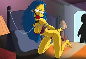 Marge Simpson Bad Girl Sexy Art Print - Various Sizes - Free 4" x 6"!! - Picture 1 of 2